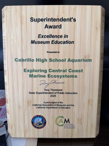 Lompoc's Cabrillo High aquarium earns state’s top museum education ...