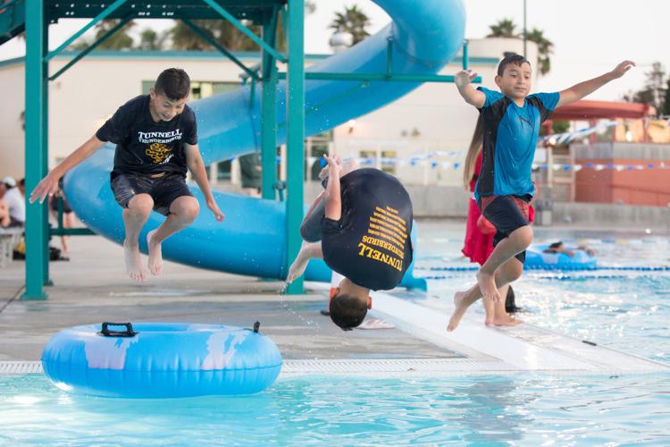 Teen Relax With Tacos Music At City Organized Pool Party Local News Santamariatimes Com
