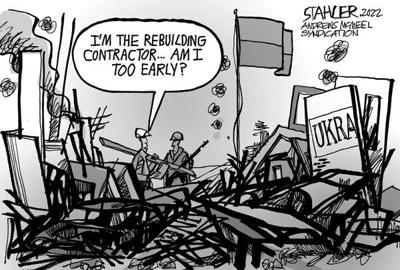 Editorial Cartoon: Rebuilding?
