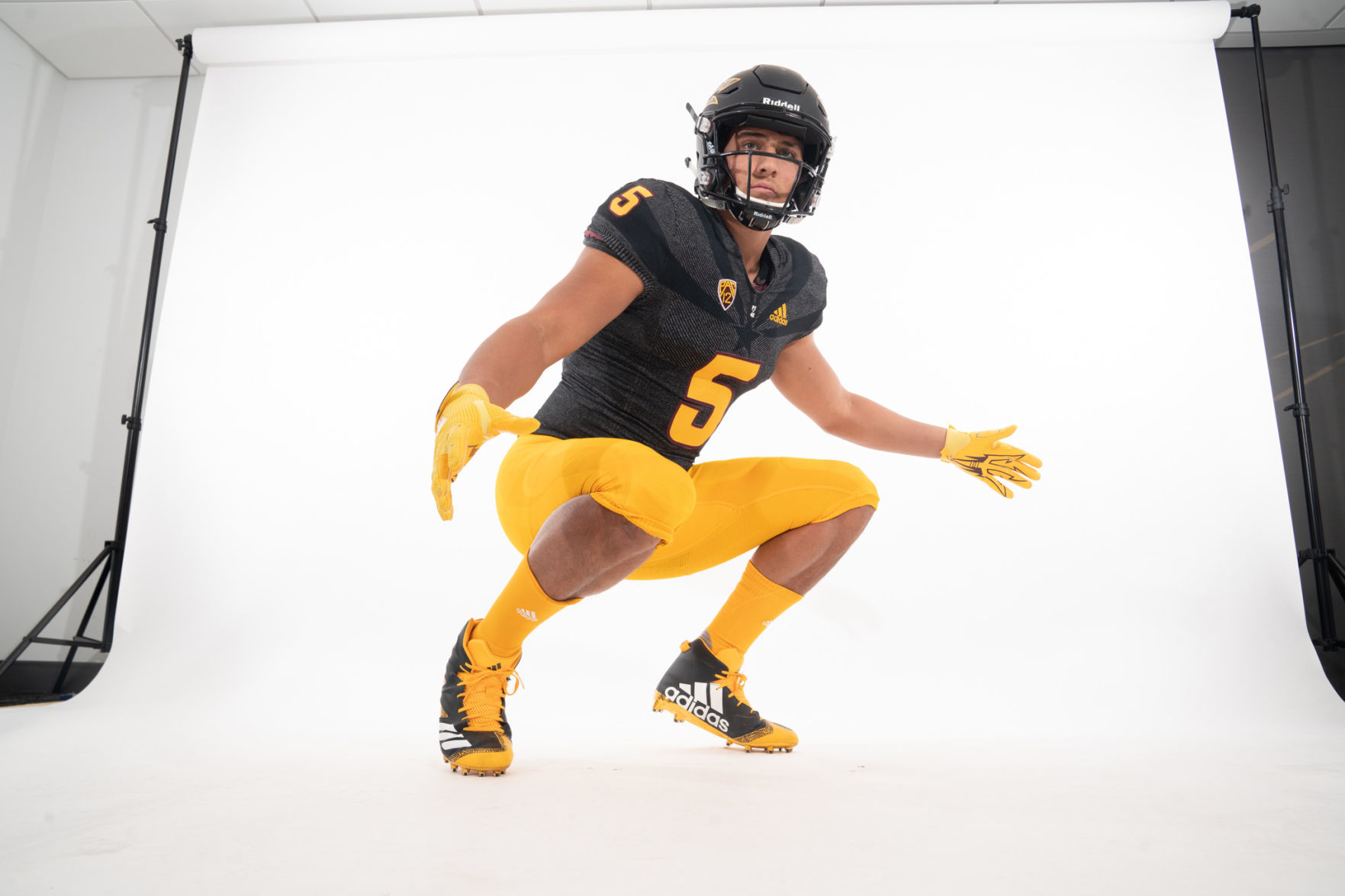 American Football Team Poses for The Shoot Facebook Cover Photo