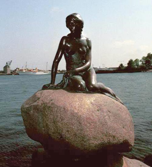 Little Mermaid Statue Symbol Of Solvangs Danish Heritage