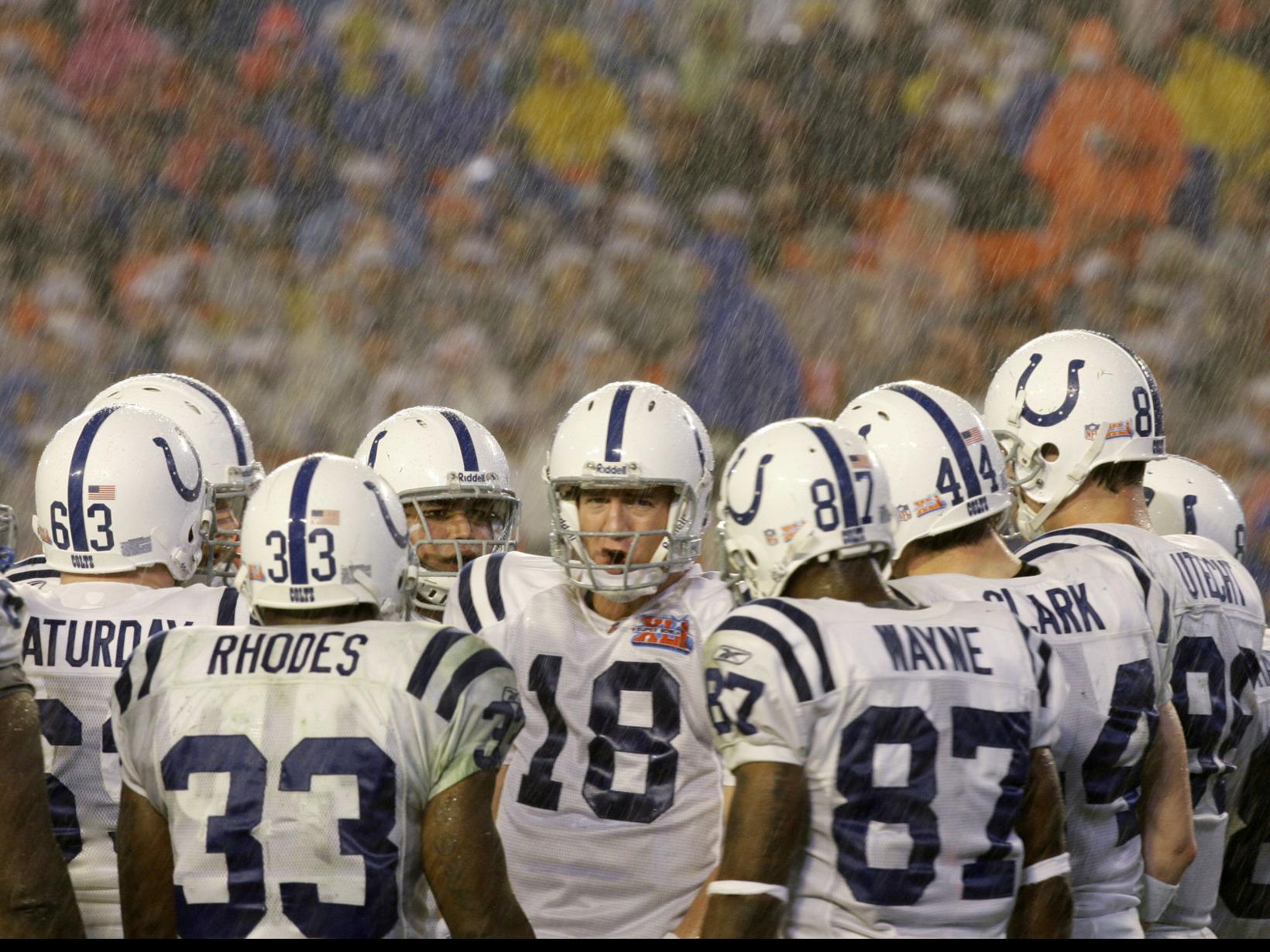 41. Super Bowl XLI: QB Peyton Manning, Indianapolis Colts