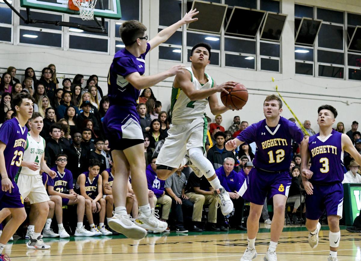 Basketball St Joseph Closes Out Regular Season With Come From