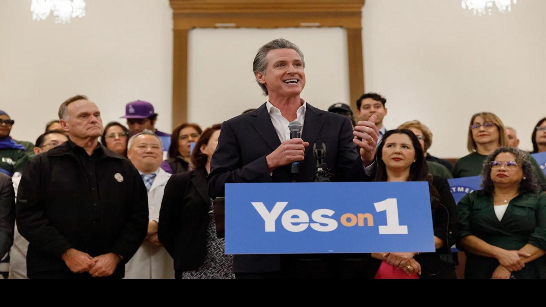 Gavin Newsom hits the road for Prop. 1 as support falls for his mental  health measure | State and Regional | santamariatimes.com