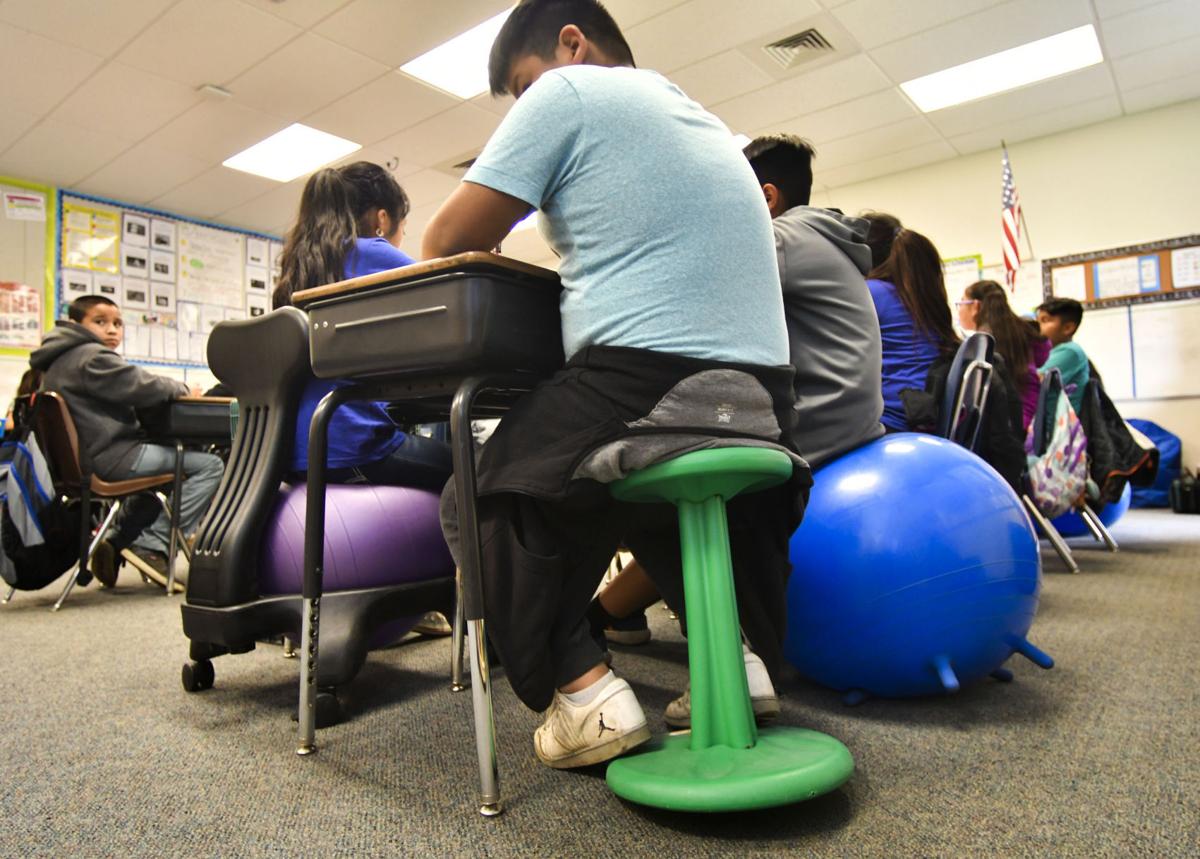 Yoga Balls Wiggle Chairs Improving Focus In Adam School