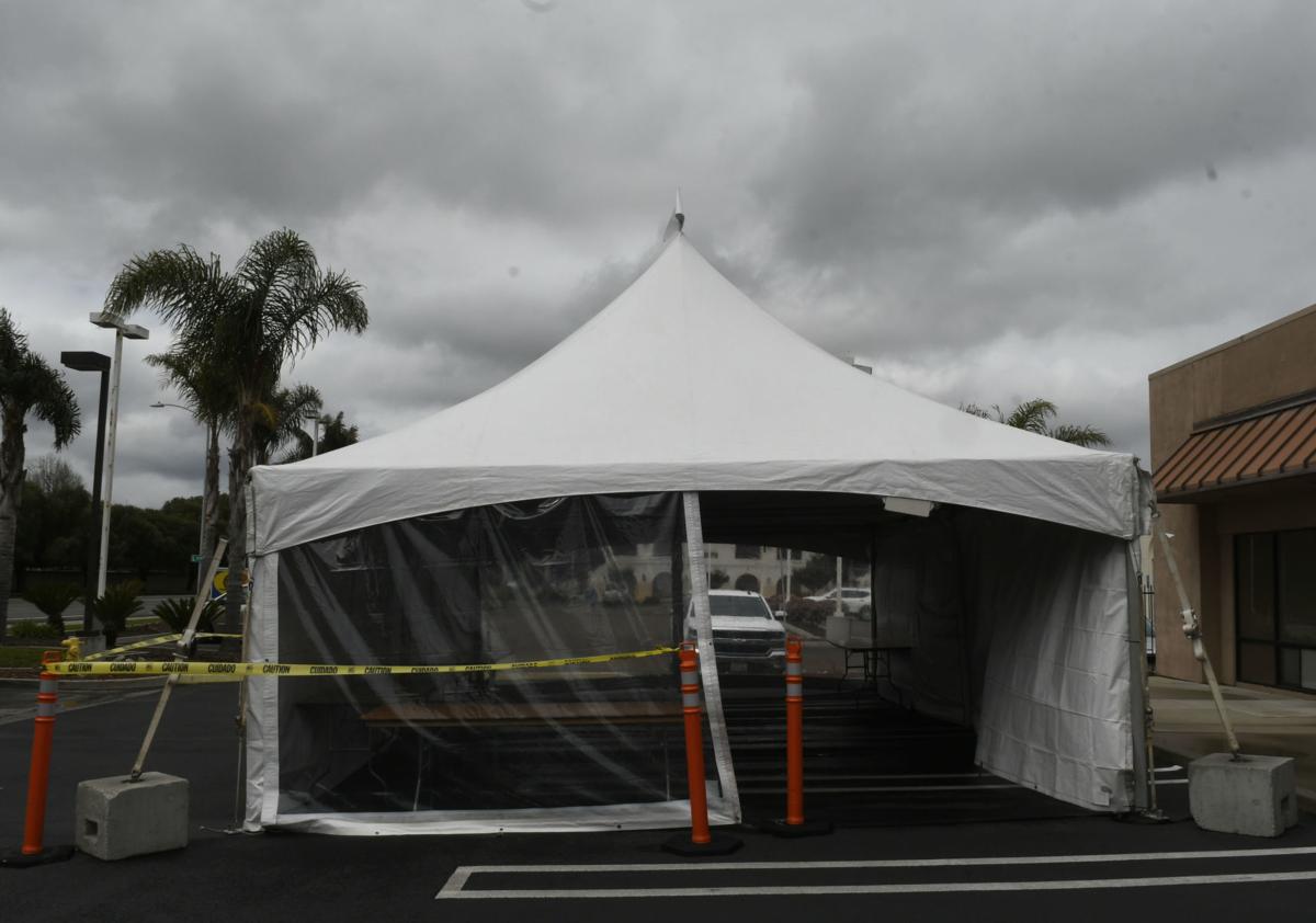 Dignity Health Medical Centers Prepare Triage Tents For Potential Patient Influx Local News Santamariatimes Com