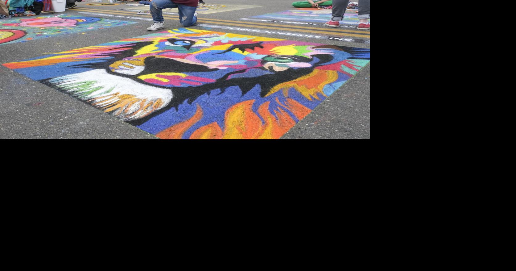 Seventh annual festival transforms Old Town Orcutt into chalk art