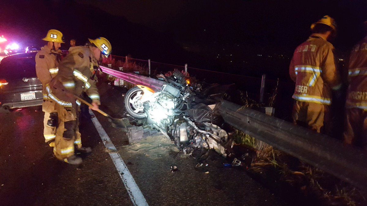 Motorcyclist hospitalized following Highway 154 crash near Windy Gap