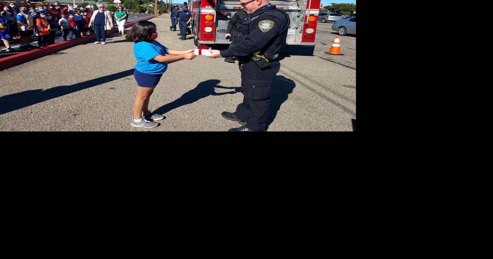 Lompoc students give thanks to local first responders with handwritten ...