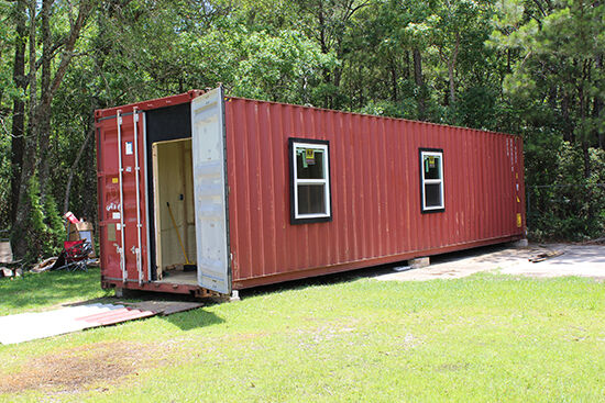 Outside of Container home
