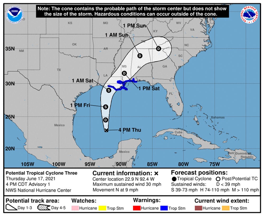 Entire Ms Gulf Coast Under Tropical Storm Warning News Seacoastecho Com