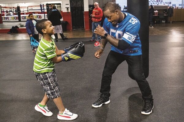 Tahir Whitehead Gives Back Through Downtown Boxing Gym