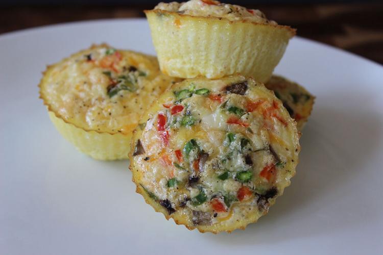 Omelet Muffin Cups for Mornings on the Go Food + Drinks
