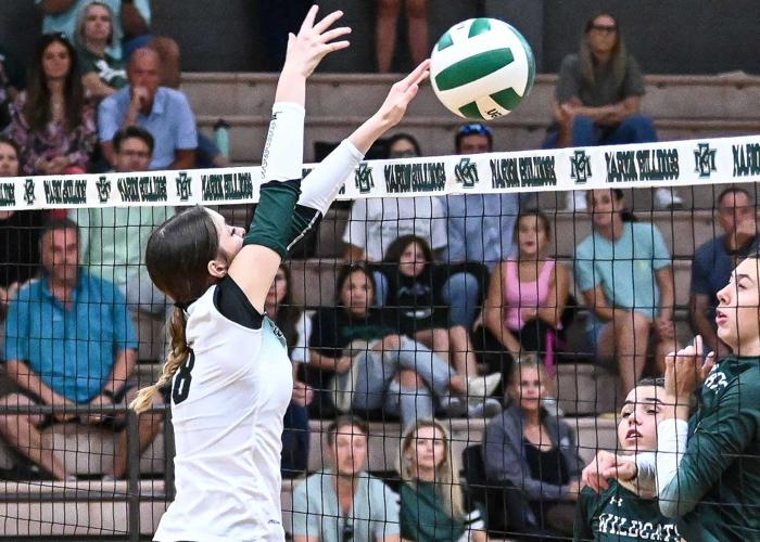 Marion volleyball drops final nondistrict game to the Lady Wildcats