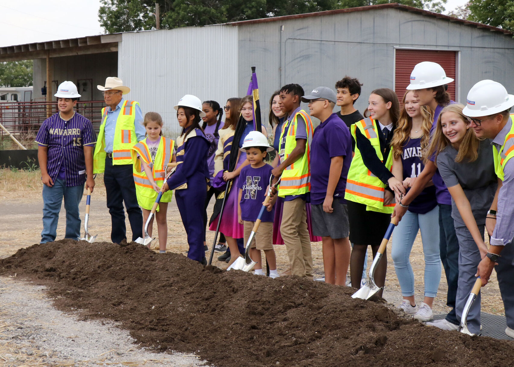 Navarro board, staff, students break ground on new high school | News ...