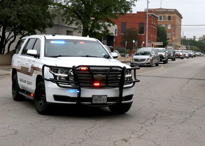 Community, colleagues bid farewell to beloved Guadalupe County Sheriff