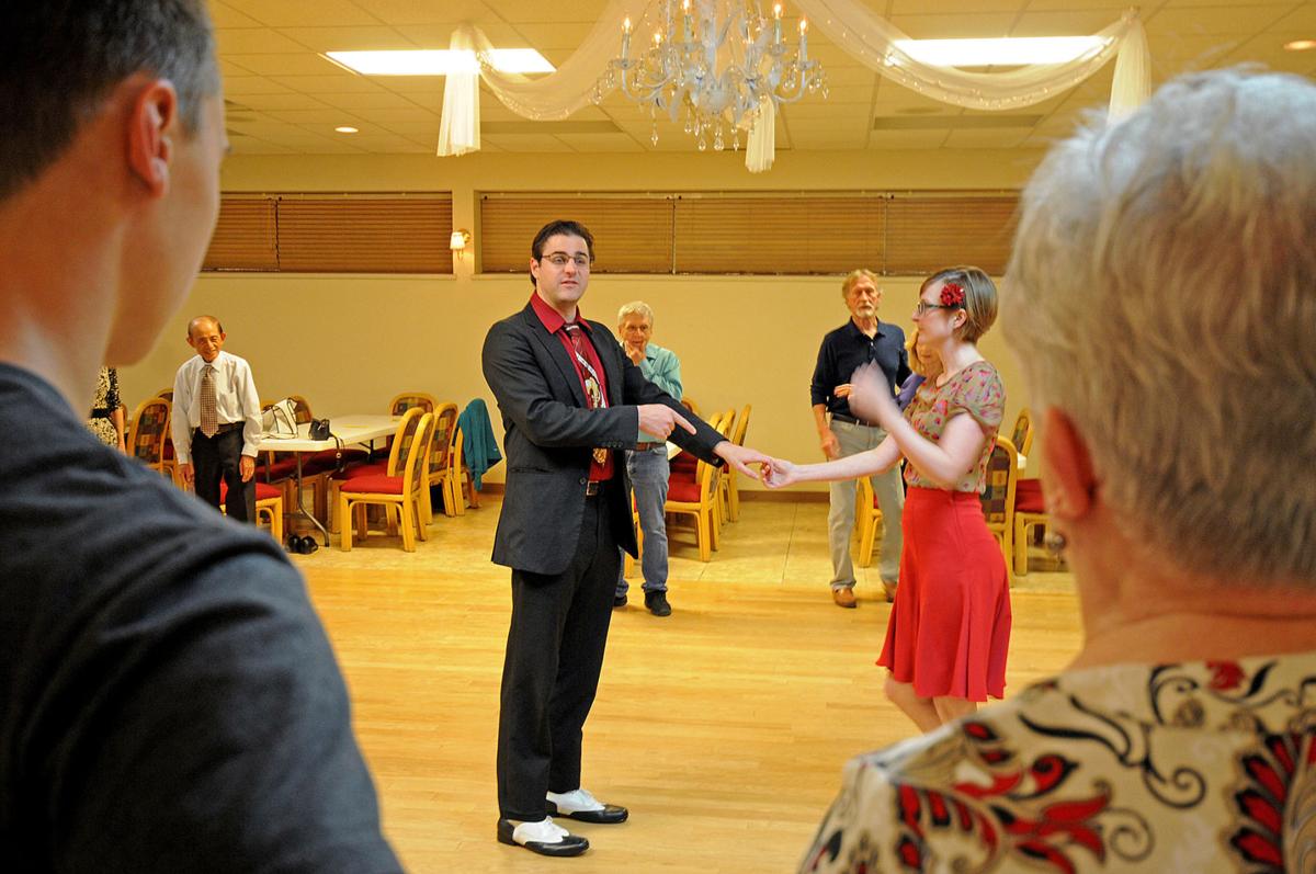 Locals Turn Out For Swing Dancing Class At Silver Center