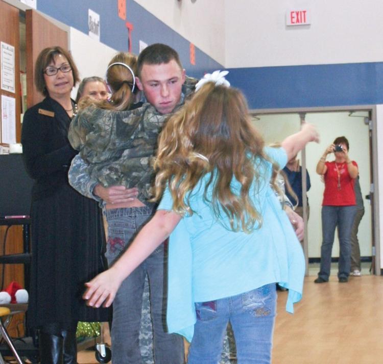 Soldier Surprises Sisters At School News 8730