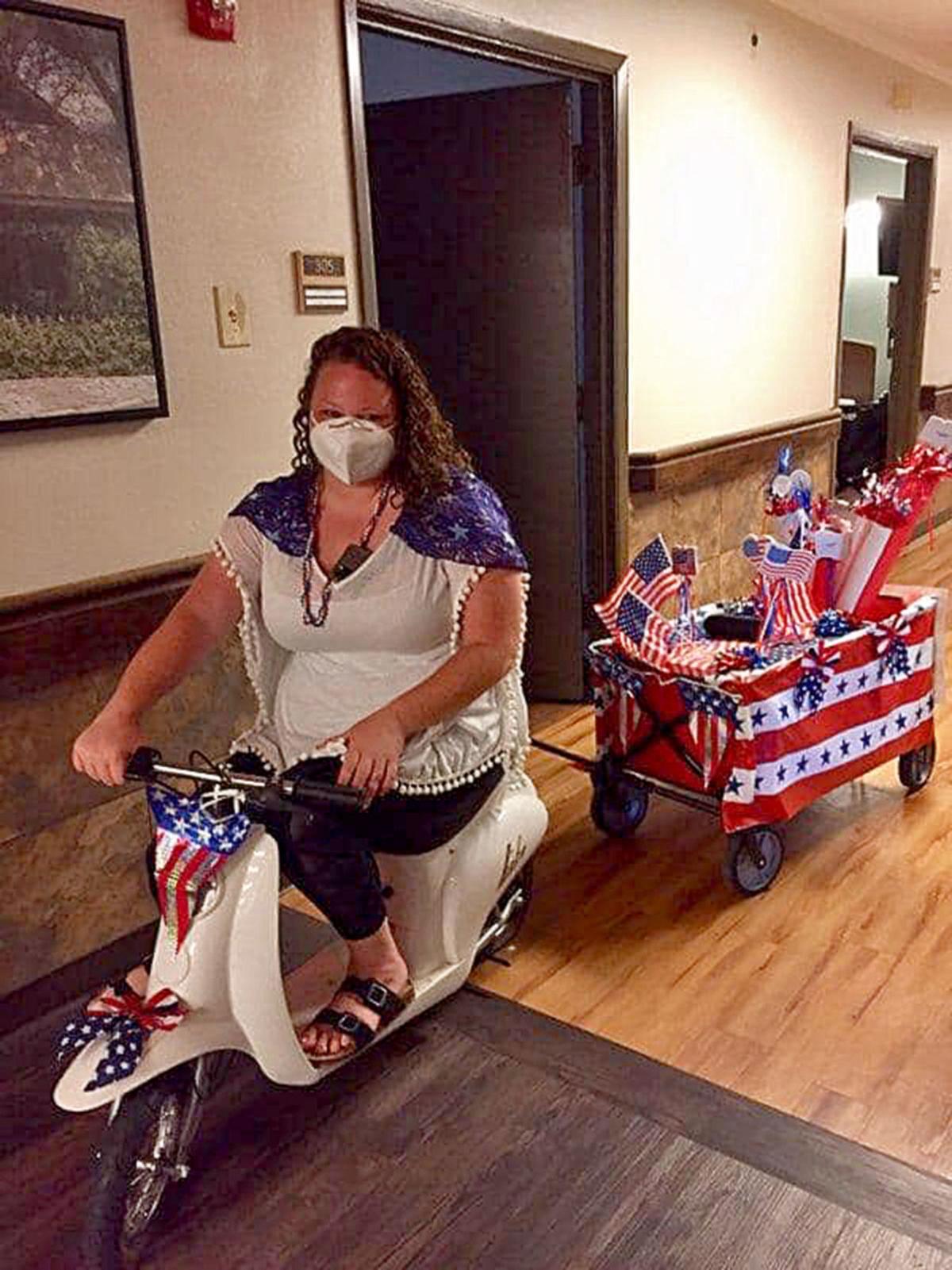 Fourt of July hallway parade