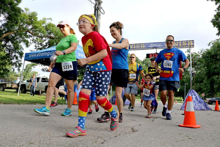 HEROES OF ALL SIZES: 5K fun run raises money for children, veterans ...