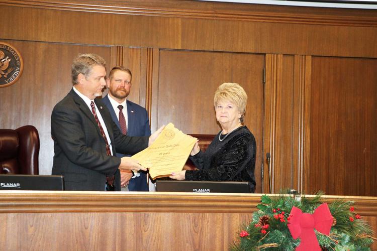 Cope service recognized at last Guadalupe County Commissioner #39 s Court