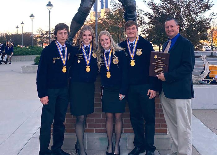 Marion FFA team wins national title in meat judging News