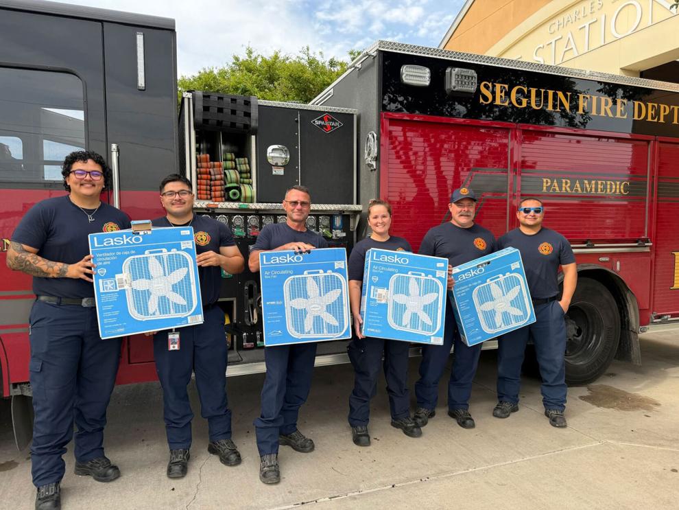 Seguin Fire Department cools community with fan drive