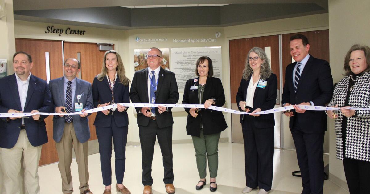 Saint Joseph London celebrates neonatal partnership Golisano Children's