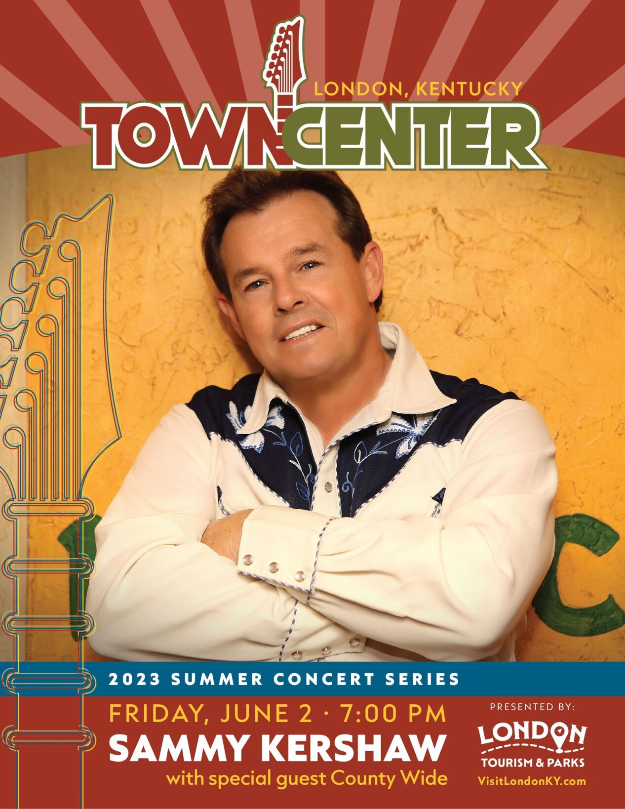 Sammy Kershaw to open 2023 Town Center Concert Series on Friday, June 2