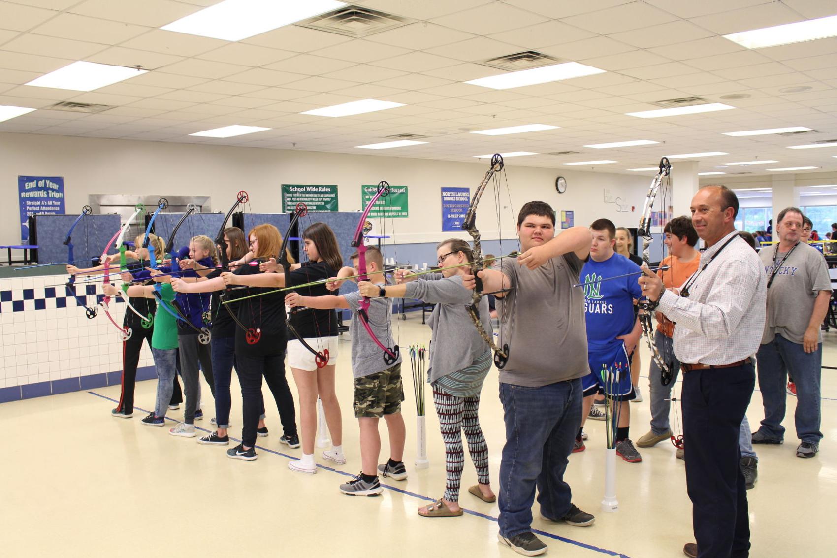 Shooting for a cause Middle school archery team hosts event to help