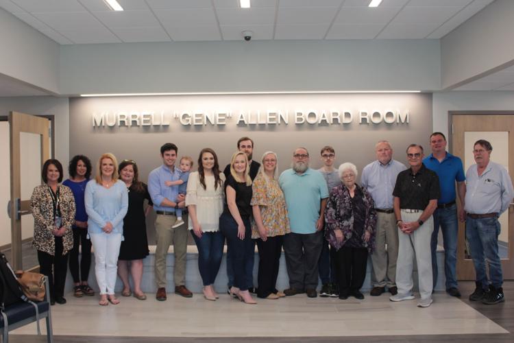 East Bernstadt school board dedicates Gene Allen Board Room News