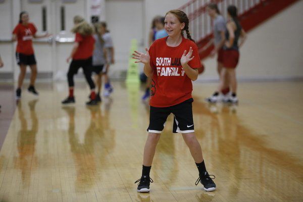 Fine tuning the skills at basketball camp