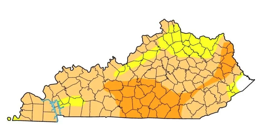 Kentucky Drought Map | | sentinel-echo.com