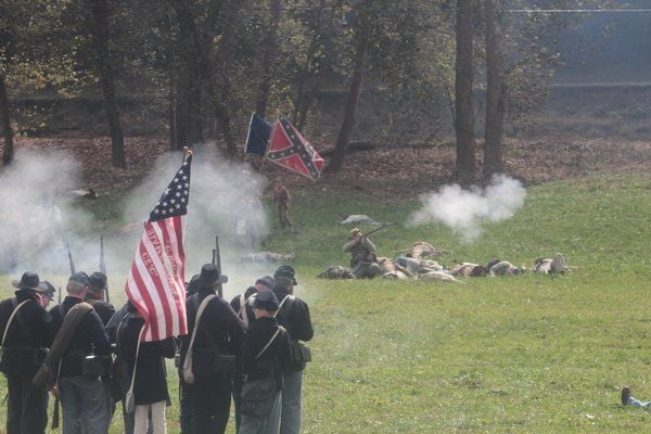 LIVING HISTORY: Battle of Camp Wildcat re-created