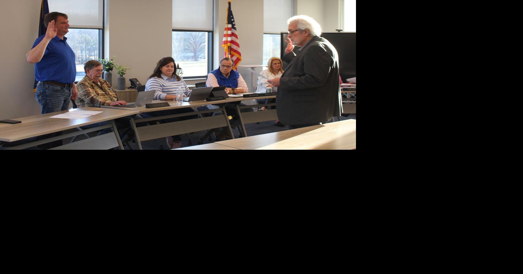 Elza sworn in as new East Bernstadt school board member News