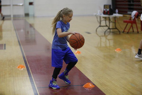 Fine tuning the skills at basketball camp