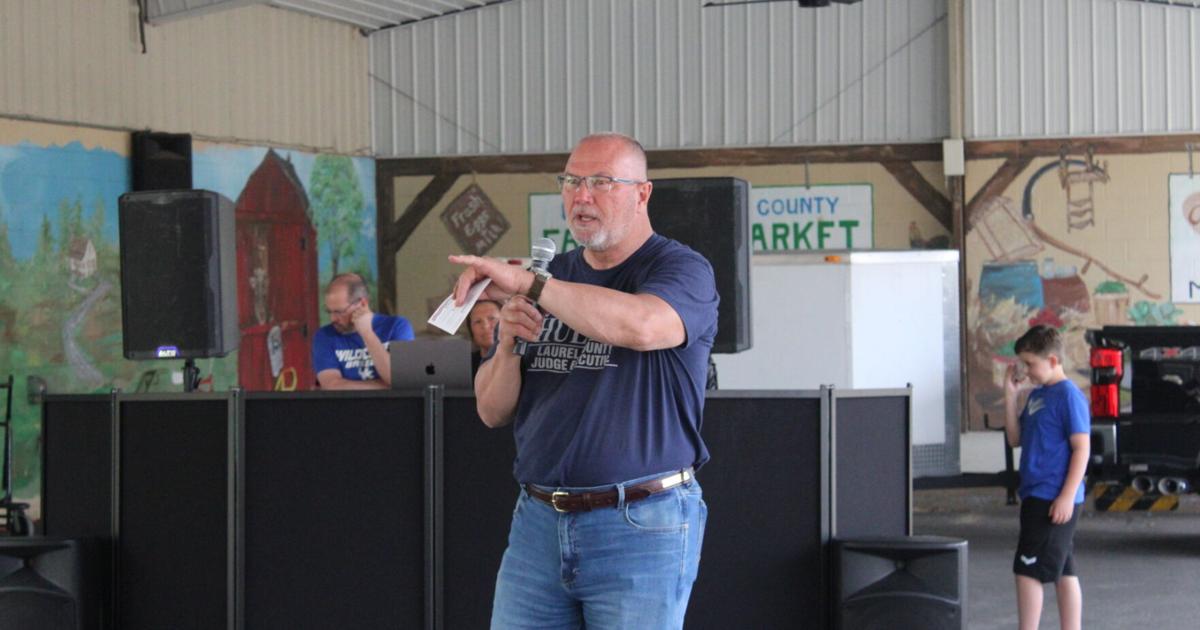 Hulett Rally Hulett speaks at campaign rally at Laurel County Farmers Market | Local ...