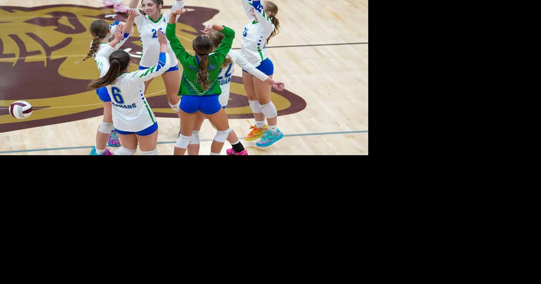 Lady Jaguars open season with four-set road win over Pineville