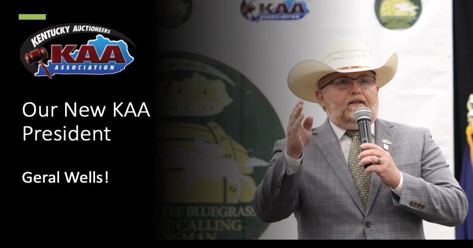 Ford Brothers auctioneer elected as president of Kentucky Auctioneer