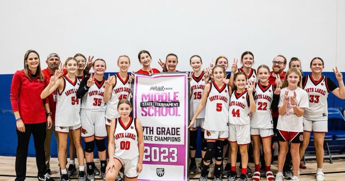 STATE CHAMPIONS South Laurel Middle School 7th grade girls’ basketball