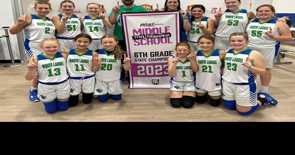 STATE CHAMPIONS North Laurel Middle School sixth grade girls