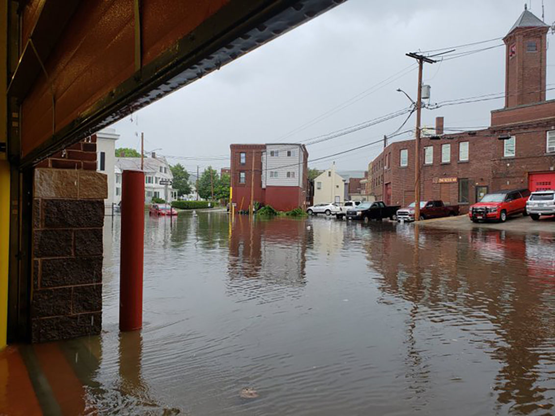 Storm Causes Minor Flooding In Keene Fire Station 