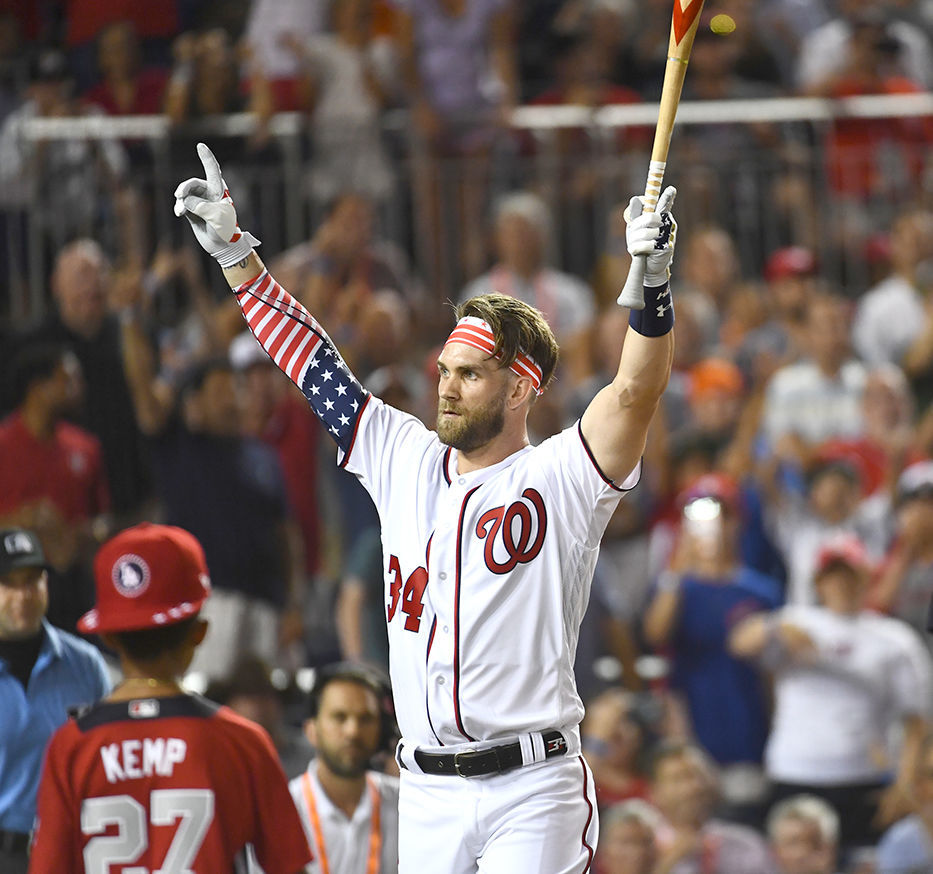 At All-Star Game, Harper wins Home Run Derby, talks pending free agency National sentinelsource