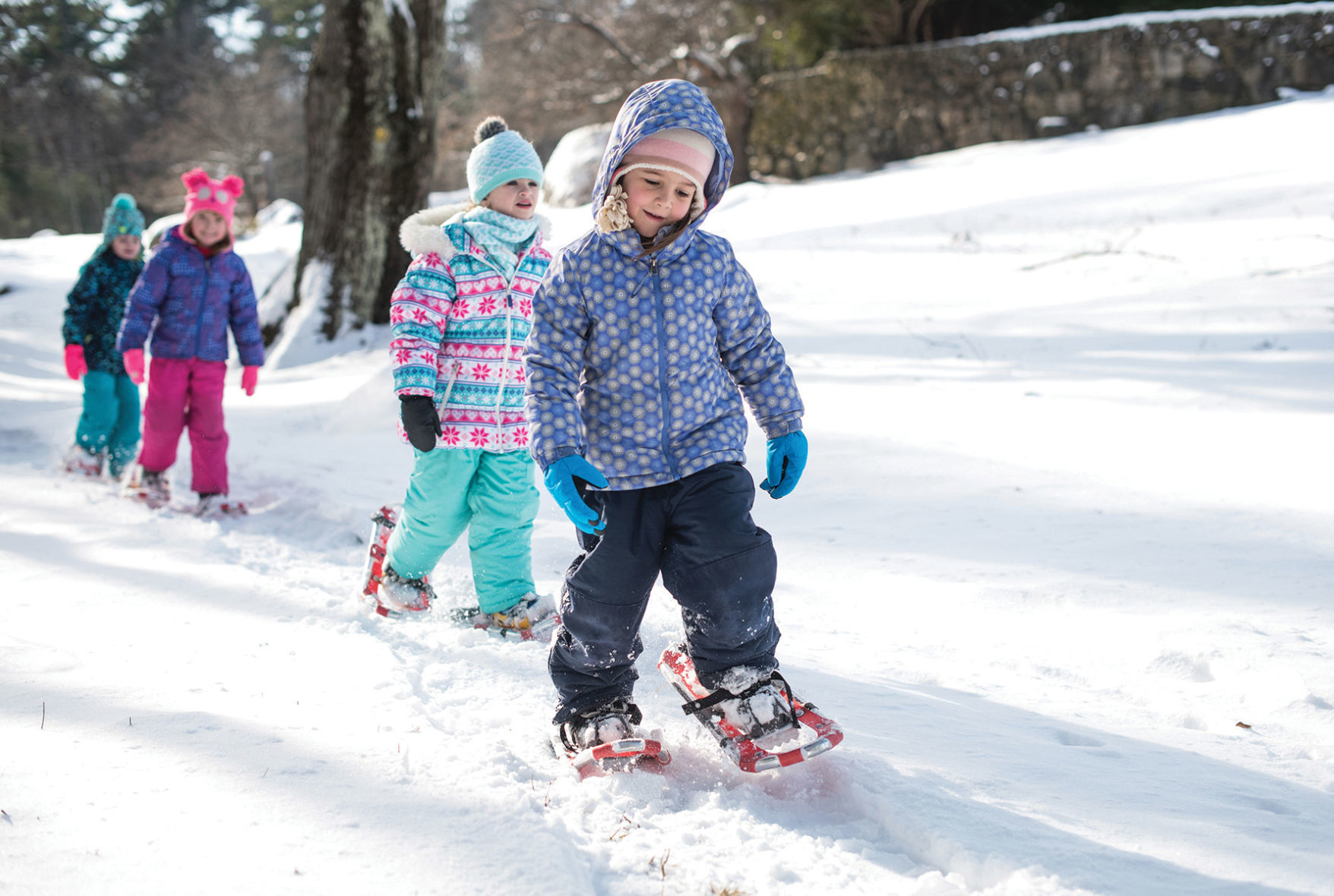 snowshoes and your kids for winter fun 