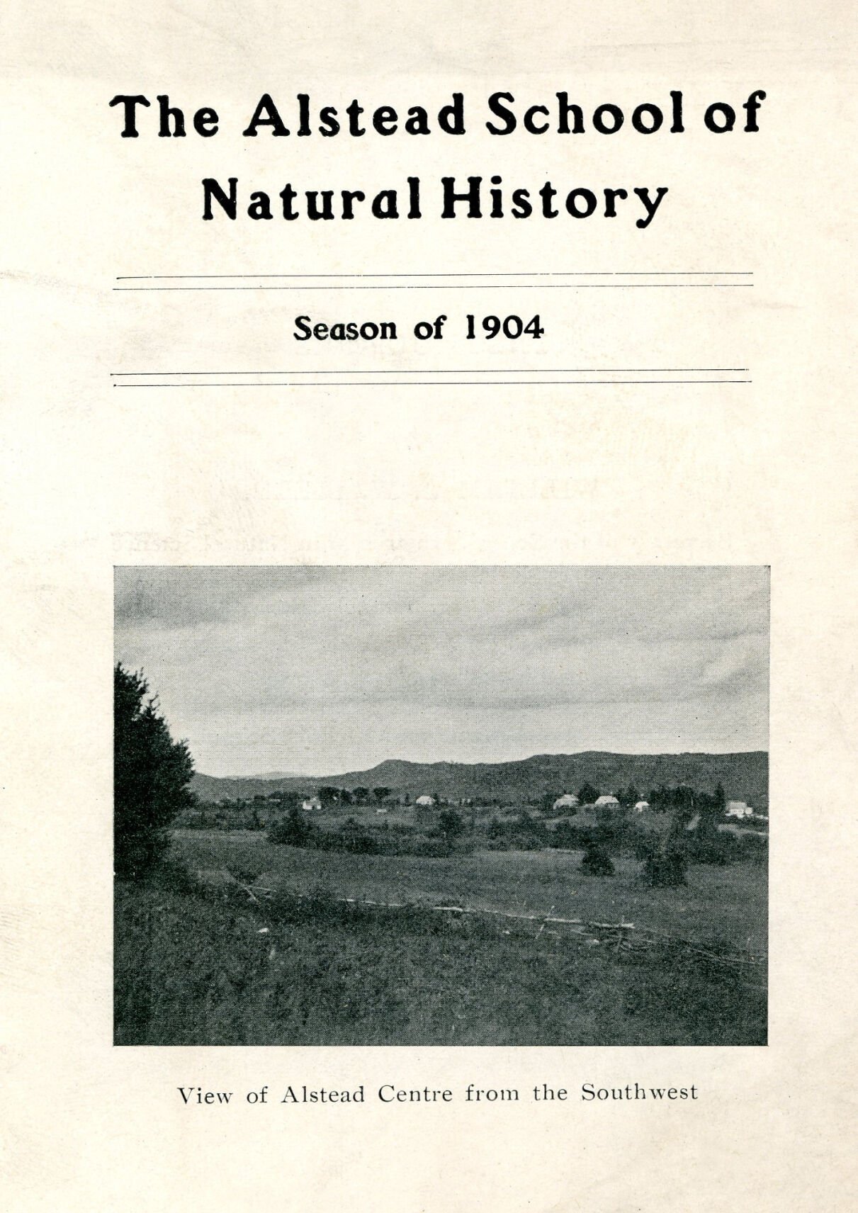 A Moment In Local History: The Alstead School Of Natural History, By ...