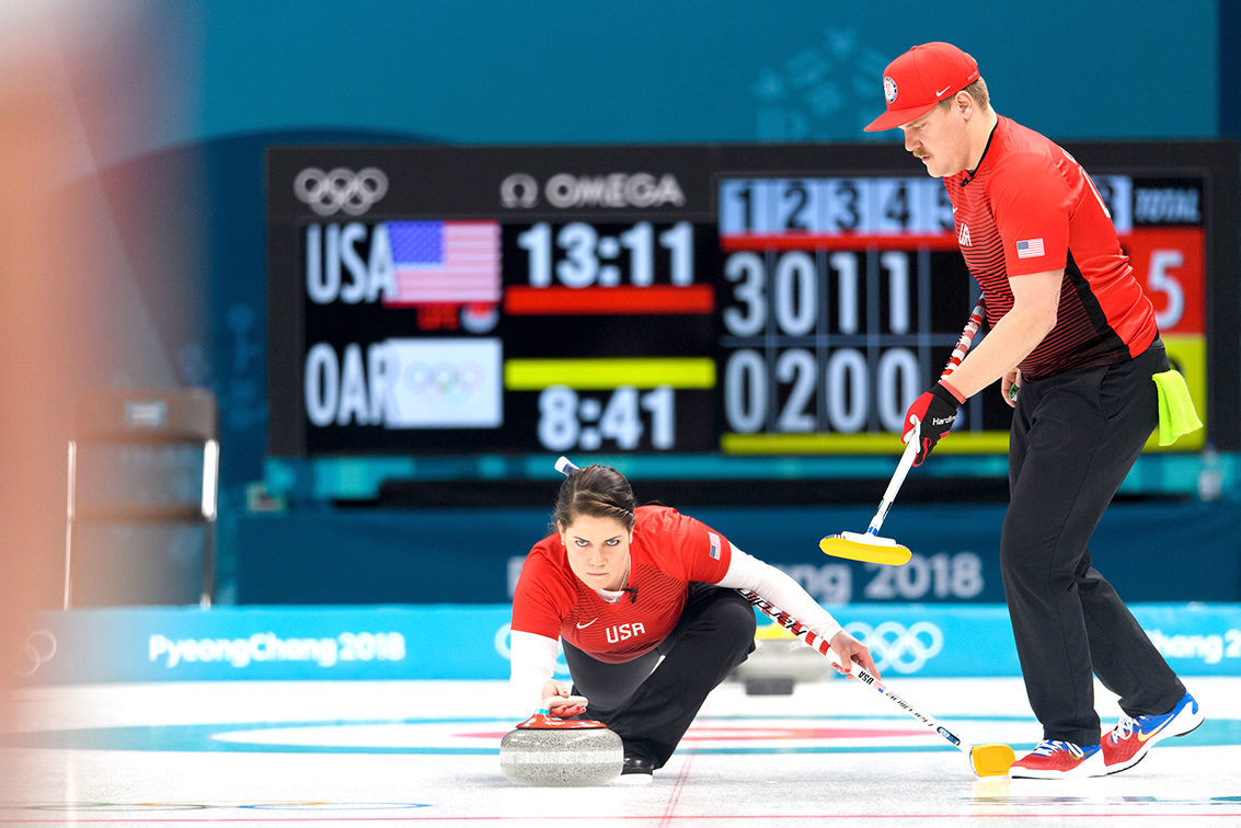 Curling is swell on TV