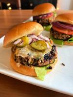 Gretchen's table: Really awesome black bean burgers