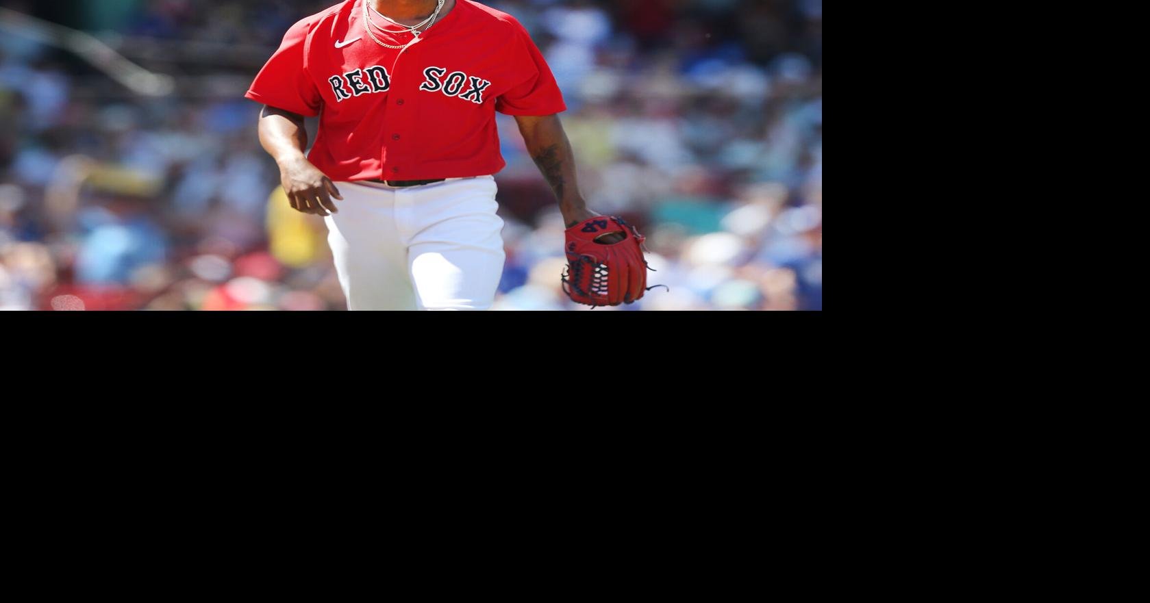 Brayan Bello learning from Pedro Martinez