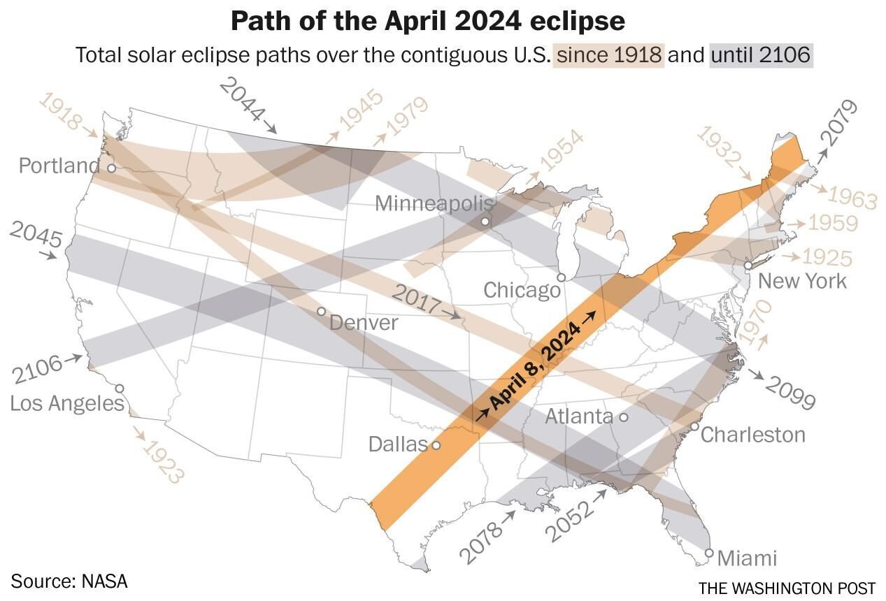 Eclipse map