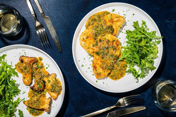 Chicken piccata is saucy, speedy and works with a mushroom swap ...